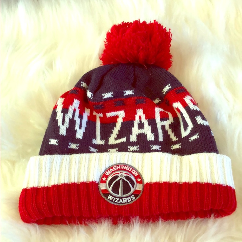 Washington Wizards 🧙🏻‍♂️ Pom Beanie Worn Once